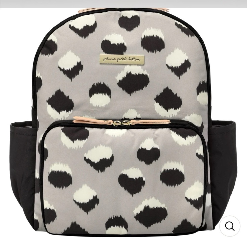 Petunia Pickle Bottom District Backpack Diaper Bag in Inkblot Ikat